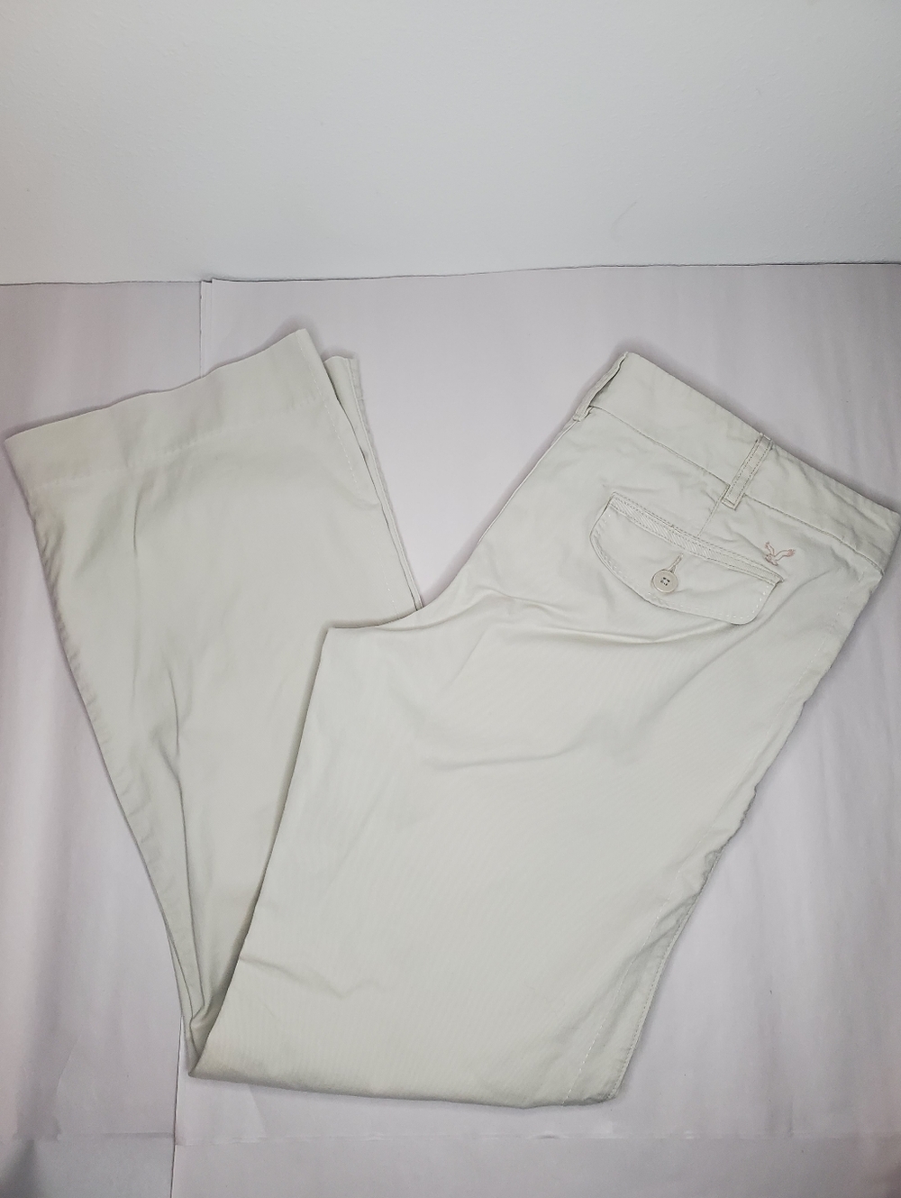 Vintage Y2K American Eagle Cream Bootcut Size 14